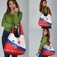 Slovenian Independence Grocery Bag 1990 Tribute with Dragon Emblem and Alpine Legacy