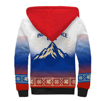 Slovenian Independence Sherpa Hoodie 1990 Tribute with Dragon Emblem and Alpine Legacy