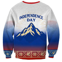 Slovenian Independence Sweatshirt 1990 Tribute with Dragon Emblem and Alpine Legacy