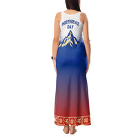 Slovenian Independence Tank Maxi Dress 1990 Tribute with Dragon Emblem and Alpine Legacy