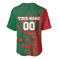 Personalized Morocco Football Baseball Jersey Geometric Star Flag Soccer National Pride