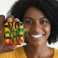Personalized South Africa Football AirPods Case South African Flag Inspiration - Soccer Graphic Bold Color Blocks