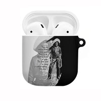 Nat Love AirPods Case Deadwood Dick Legendary Black Cowboy - Famous Outlaw Quote