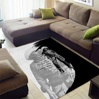 Nat Love Area Rug Deadwood Dick Legendary Black Cowboy - Famous Outlaw Quote