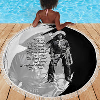 Nat Love Beach Blanket Deadwood Dick Legendary Black Cowboy - Famous Outlaw Quote