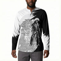 Nat Love Button Sweatshirt Deadwood Dick Legendary Black Cowboy - Famous Outlaw Quote
