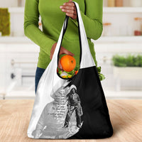 Nat Love Grocery Bag Deadwood Dick Legendary Black Cowboy - Famous Outlaw Quote