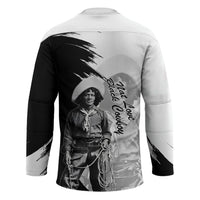 Nat Love Hockey Jersey Deadwood Dick Legendary Black Cowboy - Famous Outlaw Quote
