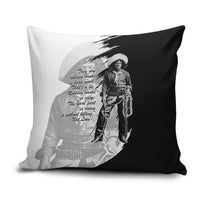 Nat Love Pillow Cover Deadwood Dick Legendary Black Cowboy - Famous Outlaw Quote