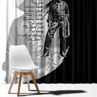 Nat Love Window Curtain Deadwood Dick Legendary Black Cowboy - Famous Outlaw Quote
