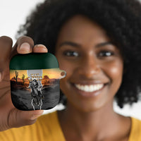 Nat Love Deadwood Dick Legendary Black Cowboy AirPods Case Western Frontier Style With Native Southwest Pattern