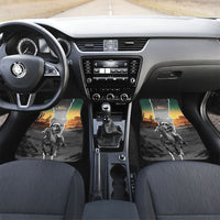 Nat Love Deadwood Dick Legendary Black Cowboy Car Mats Western Frontier Style With Native Southwest Pattern