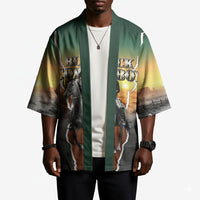 Nat Love Deadwood Dick Legendary Black Cowboy Kimono Western Frontier Style With Native Southwest Pattern
