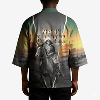 Nat Love Deadwood Dick Legendary Black Cowboy Kimono Western Frontier Style With Native Southwest Pattern