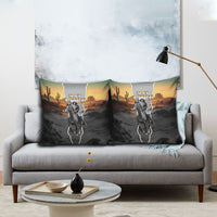 Nat Love Deadwood Dick Legendary Black Cowboy Pillow Cover Western Frontier Style With Native Southwest Pattern