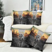 Nat Love Deadwood Dick Legendary Black Cowboy Pillow Cover Western Frontier Style With Native Southwest Pattern