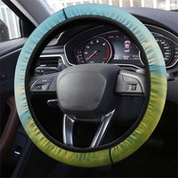 Mongolia Steering Wheel Cover with Eagle Map Eternal Blue Sky Steppe Spirit