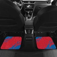 Mongolia Car Mats with Eagle Strong Wild Free Red Blue Brush Spirit