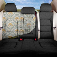 Belgium Back Car Seat Cover with Grand Place Brussels Art Nouveau Floral Spirit