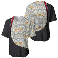 Belgium Baseball Jersey with Grand Place Brussels Art Nouveau Floral Spirit
