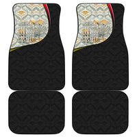 Belgium Car Mats with Grand Place Brussels Art Nouveau Floral Spirit