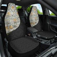 Belgium Car Seat Cover with Grand Place Brussels Art Nouveau Floral Spirit