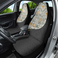 Belgium Car Seat Cover with Grand Place Brussels Art Nouveau Floral Spirit