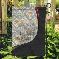 Belgium Garden Flag with Grand Place Brussels Art Nouveau Floral Spirit