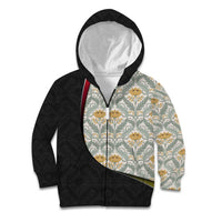 Belgium Kid Hoodie with Grand Place Brussels Art Nouveau Floral Spirit