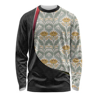 Belgium Long Sleeve Shirt with Grand Place Brussels Art Nouveau Floral Spirit