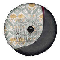 Belgium Spare Tire Cover with Grand Place Brussels Art Nouveau Floral Spirit