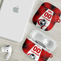 Personalized Turkey Football Grey Wolf AirPods Case Turkish Mascot Soccer Ball Burst
