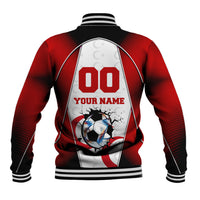 Personalized Turkey Football Grey Wolf Baseball Jacket Turkish Mascot Soccer Ball Burst
