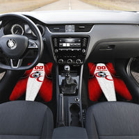 Personalized Turkey Football Grey Wolf Car Mats Turkish Mascot Soccer Ball Burst