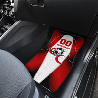 Personalized Turkey Football Grey Wolf Car Mats Turkish Mascot Soccer Ball Burst