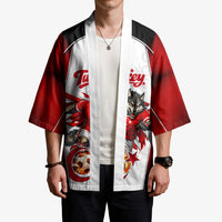 Personalized Turkey Football Grey Wolf Kimono Turkish Mascot Soccer Ball Burst