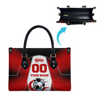 Personalized Turkey Football Grey Wolf Leather Bag Turkish Mascot Soccer Ball Burst