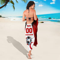 Personalized Turkey Football Grey Wolf Sarong Turkish Mascot Soccer Ball Burst