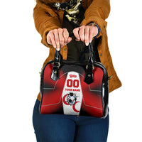 Personalized Turkey Football Grey Wolf Shoulder Handbag Turkish Mascot Soccer Ball Burst