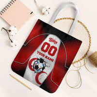 Personalized Turkey Football Grey Wolf Tote Bag Turkish Mascot Soccer Ball Burst