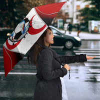 Personalized Turkey Football Grey Wolf Umbrella Turkish Mascot Soccer Ball Burst