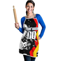 Personalized Germany Football 2026 Eagle Mascot Apron German Flag Heritage - Soccer Ball Burst