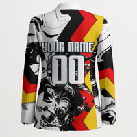 Personalized Germany Football 2026 Eagle Mascot Blazer German Flag Heritage - Soccer Ball Burst