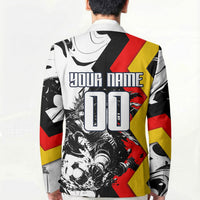 Personalized Germany Football 2026 Eagle Mascot Blazer German Flag Heritage - Soccer Ball Burst