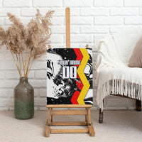 Personalized Germany Football 2026 Eagle Mascot Canvas Wall Art German Flag Heritage - Soccer Ball Burst