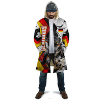 Personalized Germany Football 2026 Eagle Mascot Cloak German Flag Heritage - Soccer Ball Burst
