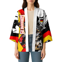 Personalized Germany Football 2026 Eagle Mascot Kimono German Flag Heritage - Soccer Ball Burst