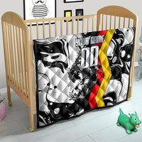 Personalized Germany Football 2026 Eagle Mascot Quilt German Flag Heritage - Soccer Ball Burst