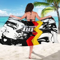 Personalized Germany Football 2026 Eagle Mascot Sarong German Flag Heritage - Soccer Ball Burst