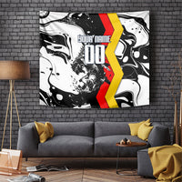 Personalized Germany Football 2026 Eagle Mascot Tapestry German Flag Heritage - Soccer Ball Burst
